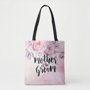 Bolso De Tela Boda Madre de la floral acuática Groom Boho