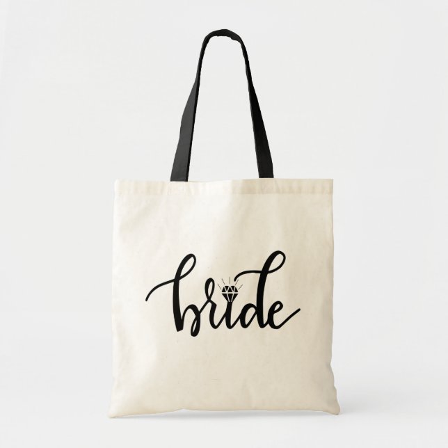 Bolso De Tela Boda Novia Ducha Bridal Sra. Bachelorette (Frente)