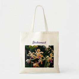 Bolso De Tela Boda Participación Bridesmaid Orchid Tote Bag