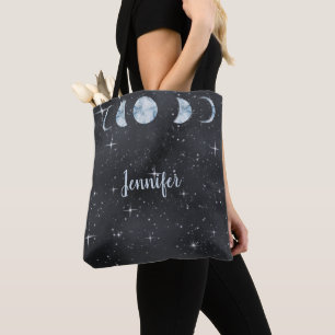 Bolso De Tela Boda Personalizada Noche Estrellada Celestial 