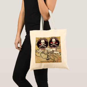 Bolso De Tela Boda pirata