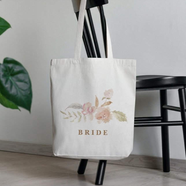 Bolso De Tela Boda Romántico De Flores De Agua Para Novia (Subido por el creador)