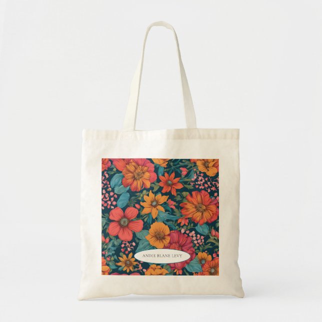 Bolso De Tela Boda Romántico Rosa Vintage (Frente)