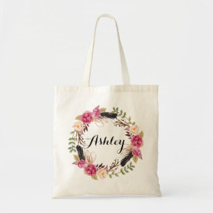 Bolso De Tela Boda Rústico Bridesmaid Regalo Boho Wedding Party