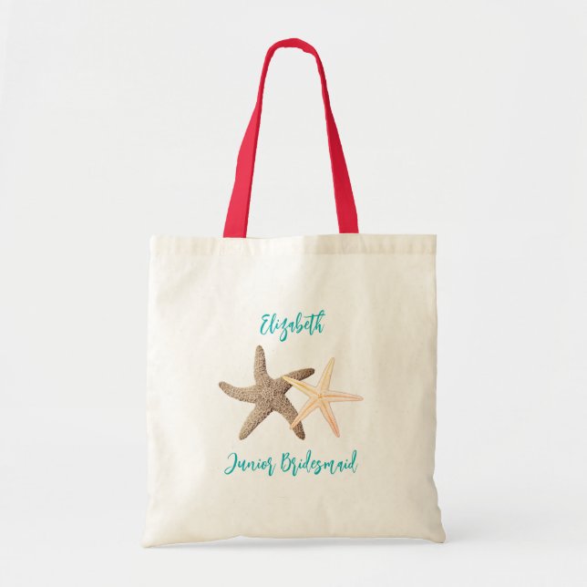 Bolso De Tela Boda Starfish Junior Bridesmaid (Frente)