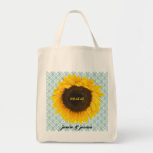 Bolso De Tela Boda Sunflower Date Honeymoon Beach Bag