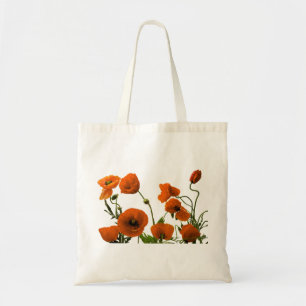 Bolso De Tela Bodas florales Noviembre Regalo Favor Naranja Popp