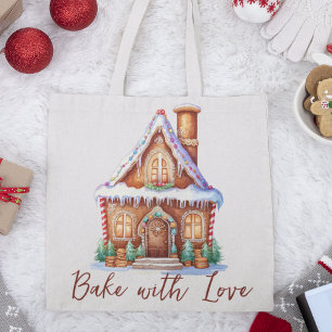 Bolso De Tela Bohemia Gingerbread House Holiday Magic
