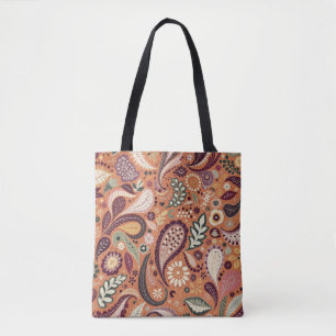 Bolso De Tela Bohemian Paisley