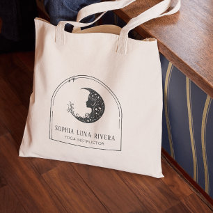 Bolso De Tela Boho Arch Celestial Crescent Moon Feminine