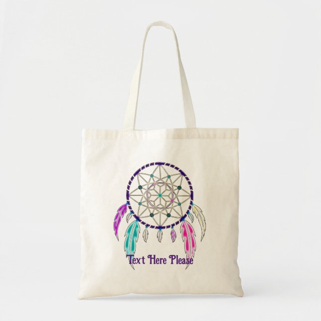 Bolso De Tela Boho Breeze Tote Bag (Frente)