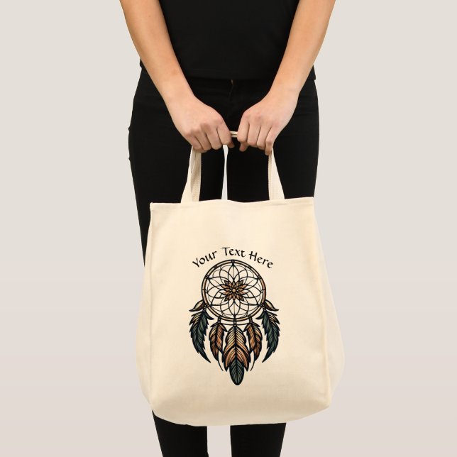 Bolso De Tela Boho dreamcatcher (Anverso (producto))