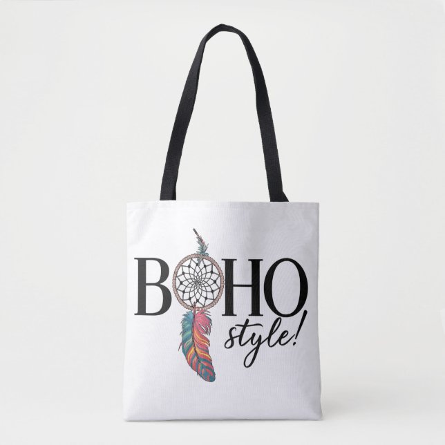 Bolso De Tela Boho Dreamcatcher Free Spirit Style Womens Fashion (Anverso)