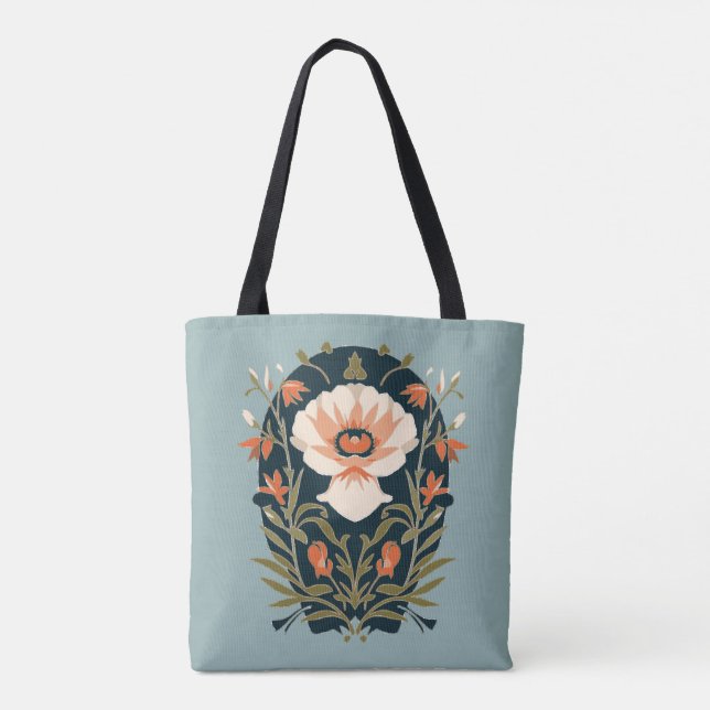 Bolso De Tela Boho Floral (Reverso)