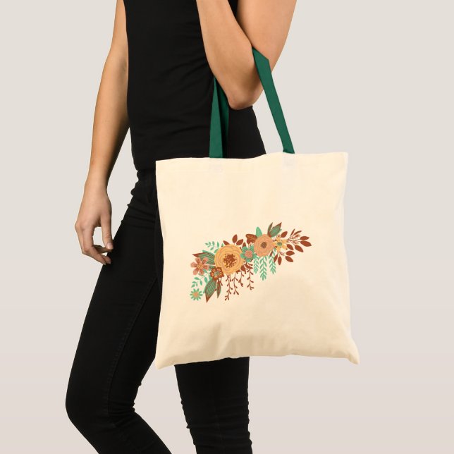 Bolso De Tela Boho Floral Women's (Anverso (producto))
