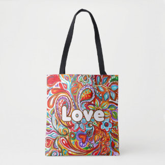 Bolso De Tela Boho Love