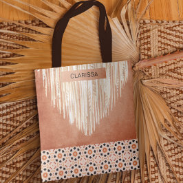 Bolso De Tela Boho Macrame Bachelorette del Sudoeste