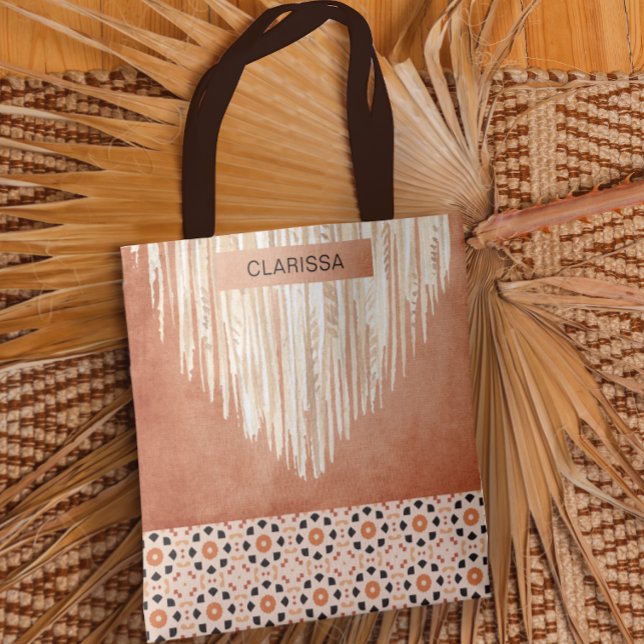 Bolso De Tela Boho Macrame Bachelorette del Sudoeste (Subido por el creador)