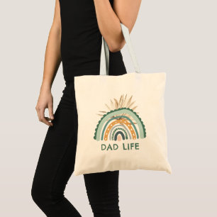Bolso De Tela Boho Neutral Bolso Tote Lindo vida de papá