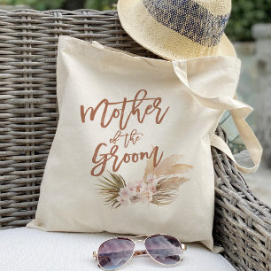 Bolso De Tela Boho Pampas Floral Madre del Novio