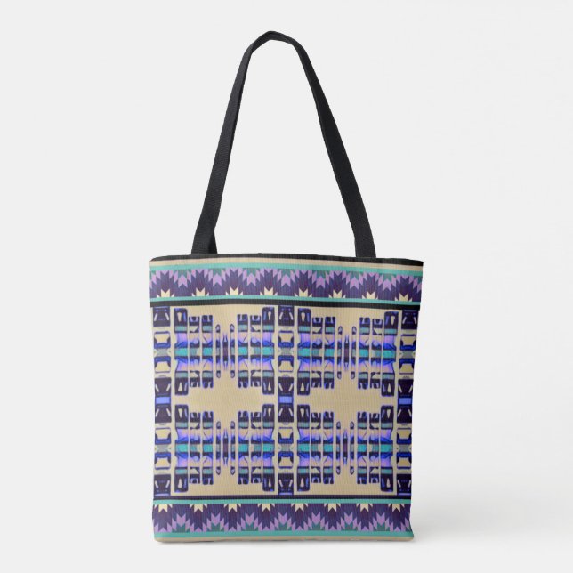 Bolso De Tela Boho Southwest Inspired (Reverso)