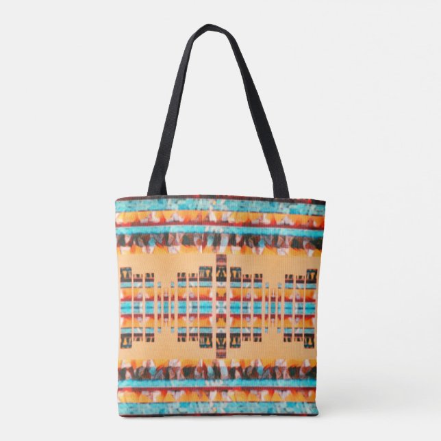 Bolso De Tela Boho Southwest Inspired (Reverso)