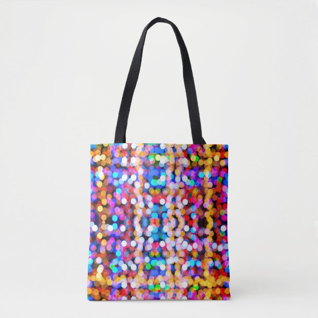 Bolso De Tela Bokeh abstract background blur (Anverso)