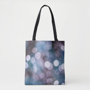 Bolso De Tela Bokeh gris azul, fondo abstracto.
