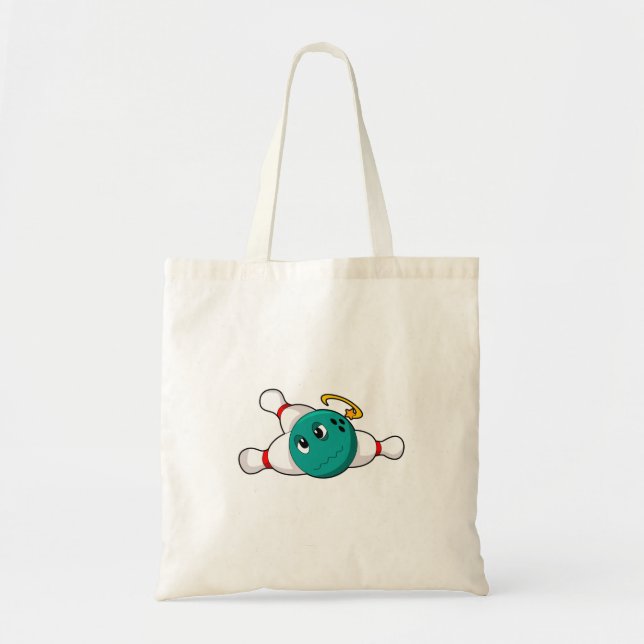 Bolso De Tela Bola de bolas de bolos (Frente)