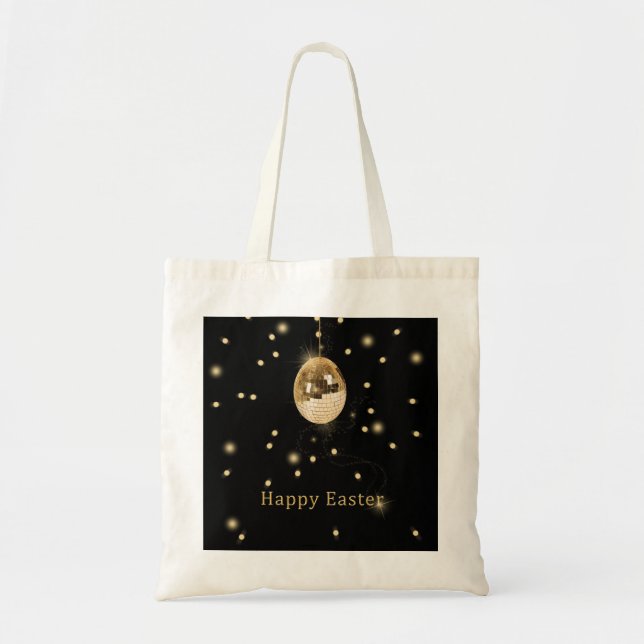 Bolso De Tela Bola de disco de oro de Pascua (Frente)