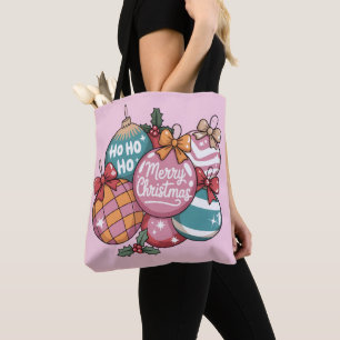 Bolso De Tela Bola de discoteca Retro Navidad Tendencia Vintage