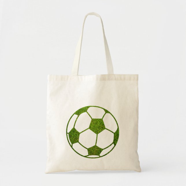 Bolso De Tela Bola de fútbol de hierba (Frente)
