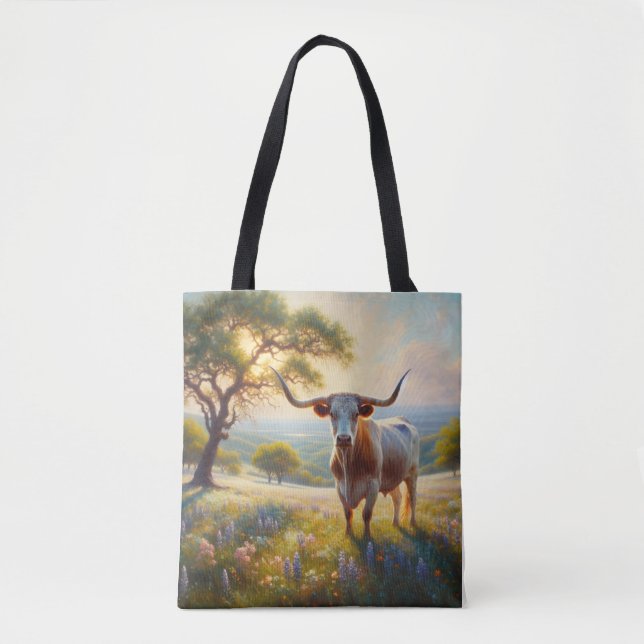 Bolso De Tela Bola de longanorte de Texas (Anverso)
