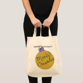 Bolso De Tela Bola de Ornament de Oro Cheer