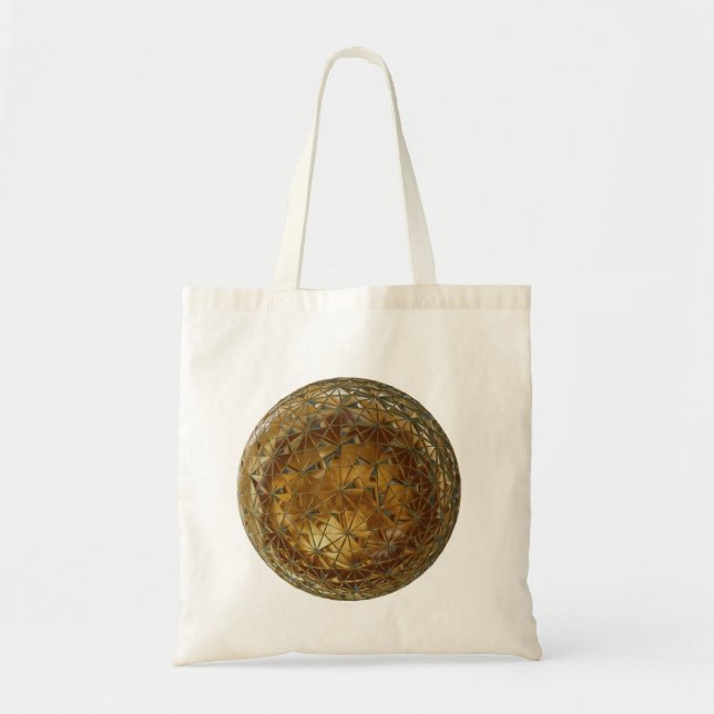 Bolso De Tela bola de oro (Frente)