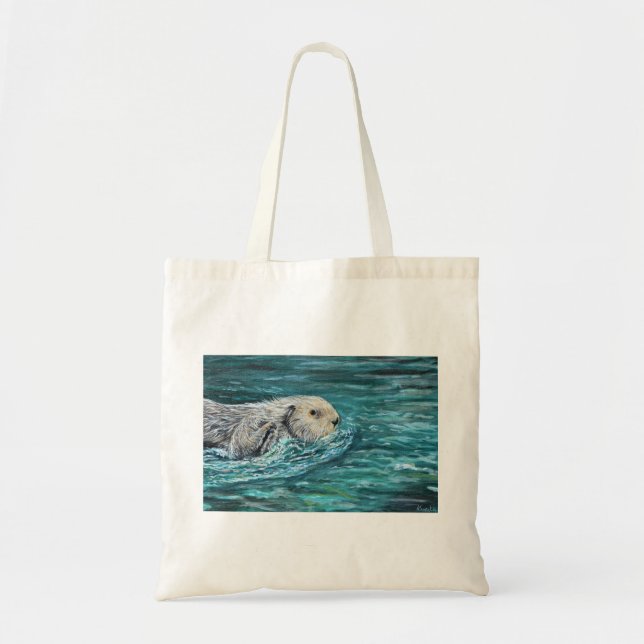 Bolso De Tela Bola de Otter Goody Lunchtime (Frente)