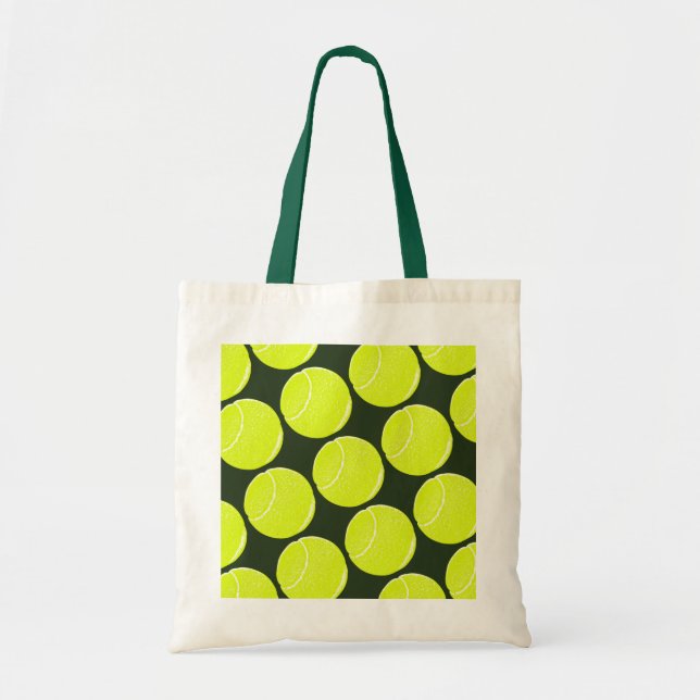 Bolso De Tela bola de tenis amarilla (Frente)