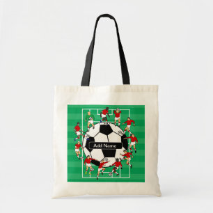 Bolso De Tela Bola y jugadores personalizados de fútbol