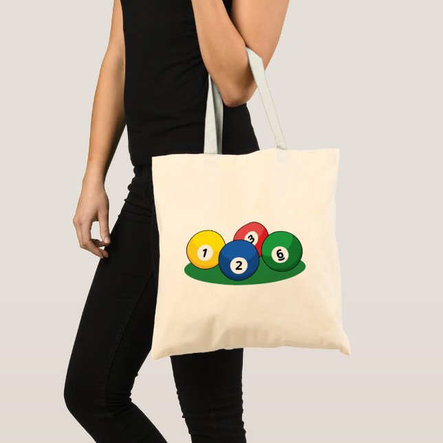Bolso De Tela Bolas de billar de billar de Billiard (Anverso (producto))