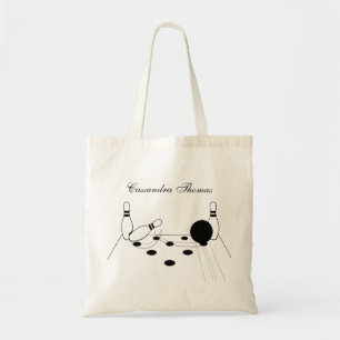 Bolso De Tela Bolas de boliche y pines deportivos
