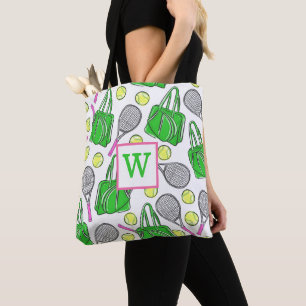 Bolso De Tela Bolas de raqueta de tenis verde verde precoz inici