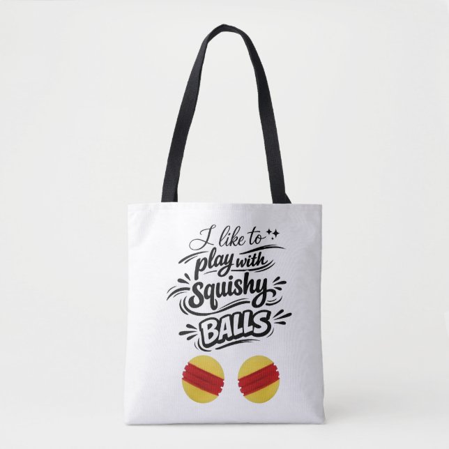 Bolso De Tela Bolas Squishy TypTi (Anverso)