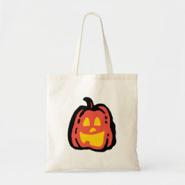 Bolso De Tela Bold Colorful Minimalist Halloween Tote Bag
