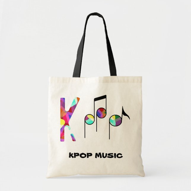Bolso De Tela ¡Bolsa de música KPOP! (Frente)