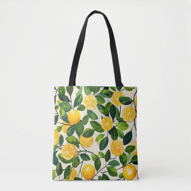 Bolso De Tela "Bolsa de tote de la cueva del limón" (Anverso)