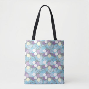 Bolso De Tela “Bolsa Ecológica con Patrón de Acuarela Soñadora”