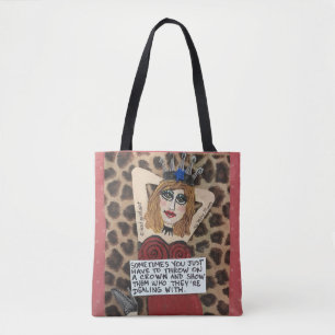 Bolso De Tela Bolso-A VECEs del tote USTED APENAS TIENE QUE