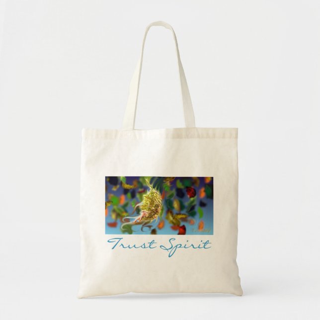 Bolso De Tela bolso, "alcohol de la confianza " (Frente)