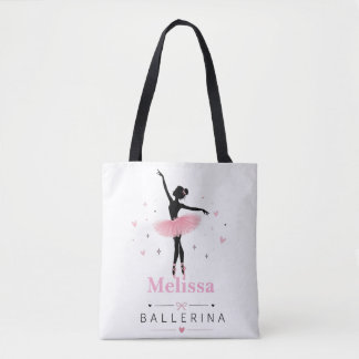 Bolso De Tela "Bolso de bailarina personalizado | Nombre persona