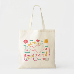 Bolso De Tela "Bolso de Maui de la hawaiana"